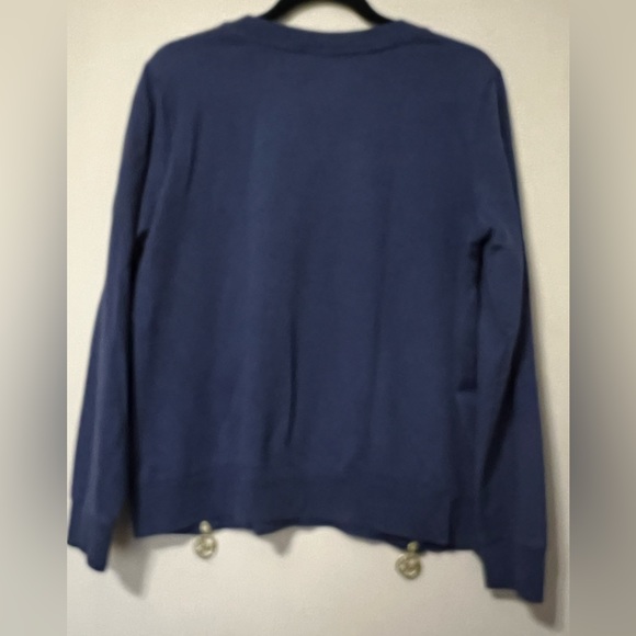 G - Michael Kors Blue Cotton Sweater - Picture 2 of 4